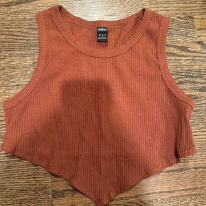 Brown tank top size medium